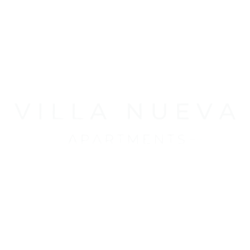 a logo apartments in a dark room